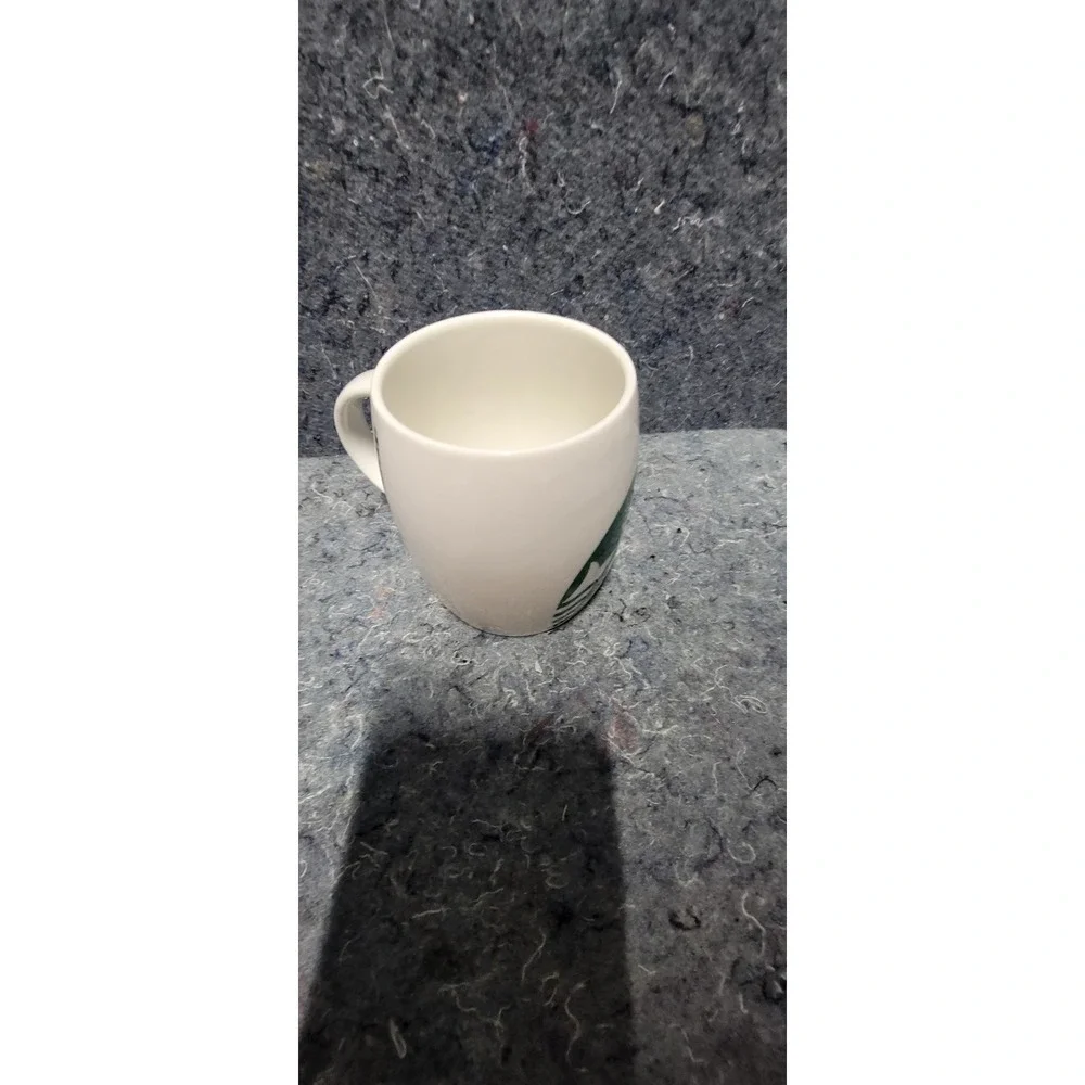 Vintage 2010 Starbucks Barrel‎ Sahpe Logo Ceramic coffee Mug Mermaid 14oz